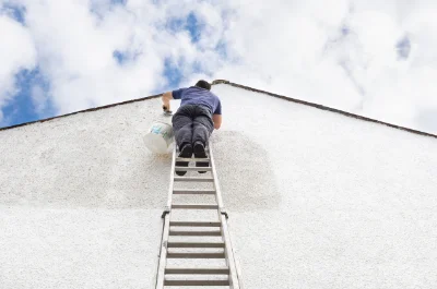 Peinture extérieure à Lunegarde — façades et ravalement